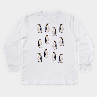 Penguins Kids Long Sleeve T-Shirt